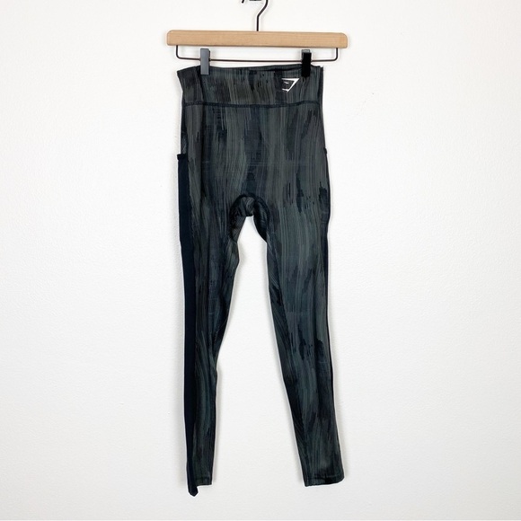 New! Gymshark Sport Leggings Black Print - Picture 7 of 9